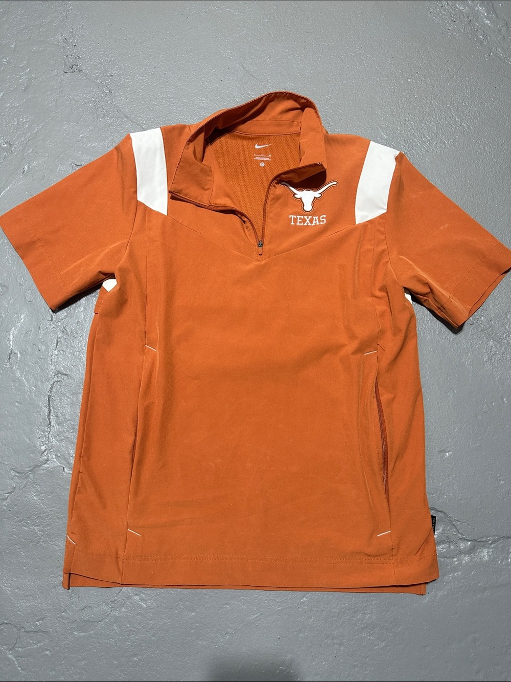Nike Orange Texas Longhorns Quarter-Zip Pullover